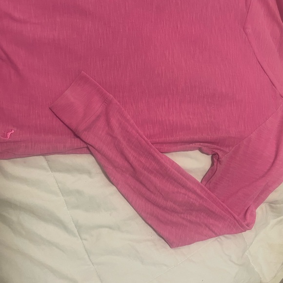 EUC Victoria’s Secret PINK! Neon pink long sleeve tee in S - Picture 16 of 16